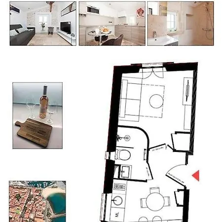 Le Provencal - Center Old 1br Flat With Ac, Wifi アパート *